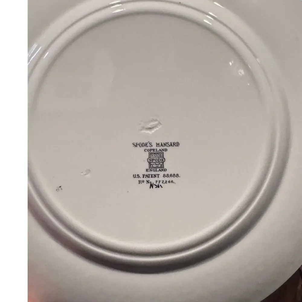 Copeland Spode Mansard set of 4‎ plates - 